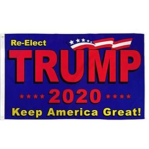 Donald Trump vlag President USA 2020 150x90cm - USA verkiezingsvlag 90 x 150 cm - Vlaggen - AZ VLAG