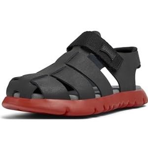 Camper Oruga K800242 Sandalen met T-strap, uniseks, voor kinderen, zwart 026, 30 EU