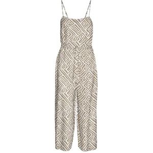 VMMYMILO S/L CULOTTE JUMPSUIT WVN GA, Silver Mink/AOP: Nanna, S