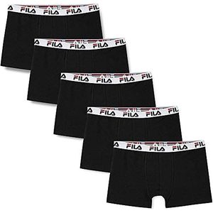 FILA Boxershorts voor heren, verpakking van 5 stuks, zwart (black 200), XL