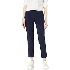 Ruby Rd. Women's Petite Pull-On Solar Millennium Super Stretch Pant, Navy, 4 Petite