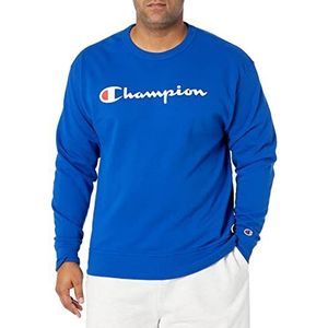 Champion Grafisch Powerblend Fleece Crew Sweatshirt voor heren, Surf op het web, S
