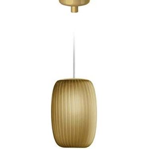 Homemania Hanglamp Ely, goud, honing van glas, 11,2 x 11,2 x 16,9 cm, 1 x G9, max. 48 W, 220-240 V