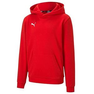 PUMA Unisex Kinder, teamGOAL 23 Casuals Hoody Jr Pullover, Red, 152