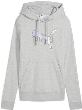 PUMA - Hoodie - Grijs - French Terry - Capuchon met Trekkoord