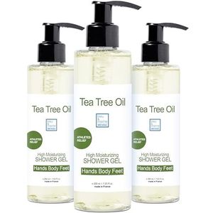 Douchegel, badzeep en shampoo (lichaam, gezicht en haar) Bestrijdt lichaamsgeuren. Zuivert, ontgift en reinigt de huid diep - 3 x 200 ml