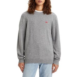 Levi's heren Original Housemark Sweater, Mid Tone Grey Heather, XL