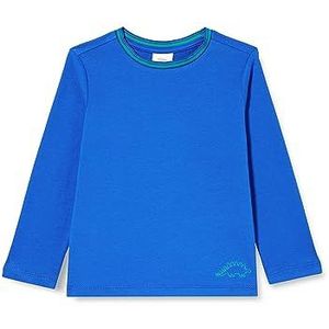 s.Oliver Junior Jongens T-shirt met lange mouwen, blauw, 104 cm