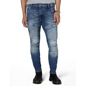 G-STAR Raw Rackam 3D Skinny Fit Jeans voor heren, Vervaagde heldere hemel, 28W / 30L