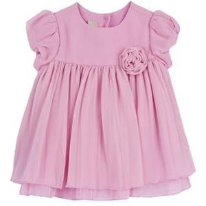 Chicco Elegante jurk met korte mouwen voor meisjes, Roze (2), 3 Maanden
