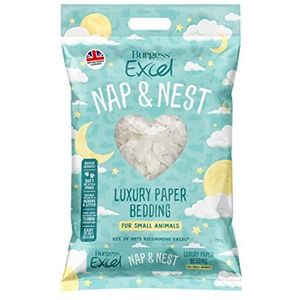 Excel Burgess Nap en Nest-papieren beddengoed voor kleine dieren