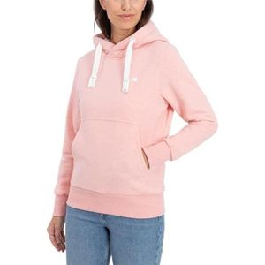 Deproc Active Hildacmyk Sweatshirt voor dames, pullover met capuchon en capuchon, perzik, 38