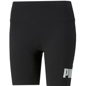 PUMA ESS Logo Short Leggings voor dames, zwart, XL