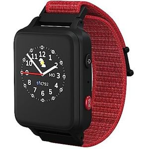 ANIO Anio5s 2023 Kindersmartwatch met GPS - Kinderhorloge met GPS en oproepfunctie, telefoonhorloge, tracker, berichten, schoolmodus, SOS-functie en GPS-locatie, 5, rood