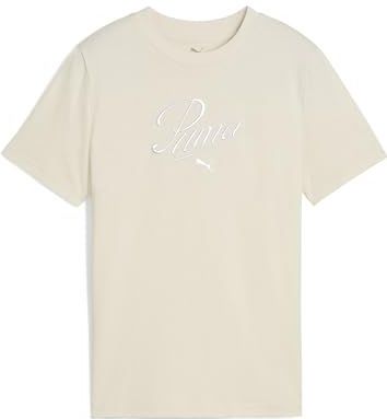 PUMA - T-shirt - Grafisch Borduursel - Recycled Katoen - Ronde Hals