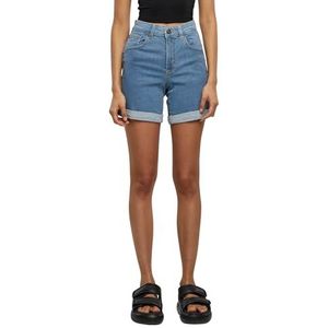 Urban Classics Dames Dames Dames Organic Stretch Denim 5 Pocket Jeans Shorts, clearblue gebleekt, 34