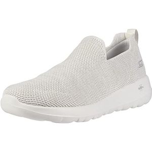 Skechers Men's Go Max-Athletic Air Mesh Slip on Walking Shoe Sneaker, Off-White, 9