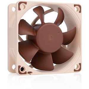 Noctua NF-A6x25 FLX, Premium stille ventilator, 3-pins (60 mm, bruin)