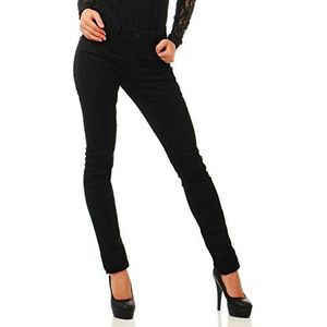ONLY Dames Jeans Normale tailleband 15077793/SKINNY REG. SOFT ULTIMATE BLACK NOOS