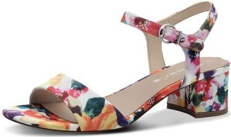 Sandalen - Vrolijke Kleuren - Textiel - Bloemendessin