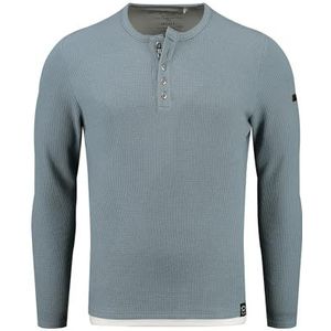 KEY LARGO Sandro Button sweatjack voor heren, Flintstone Blue (1233), L
