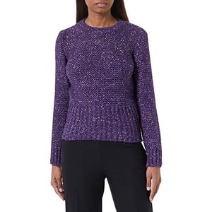 Sisley Womens L/S 1057M1024 Sweater, Nocturnal Purple 9M8, L