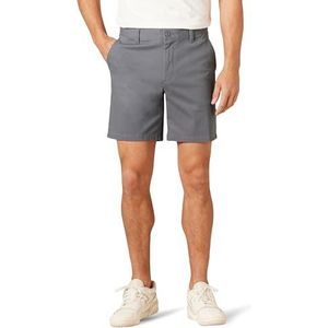 Amazon Essentials Heren Slim-Fit 7"" Stretch Chino Short, Houtskool, 30