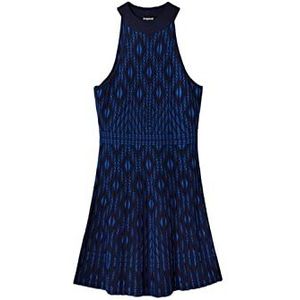 Desigual Women's Vest_EL Havre Dress, Blue, XL, blauw, XL