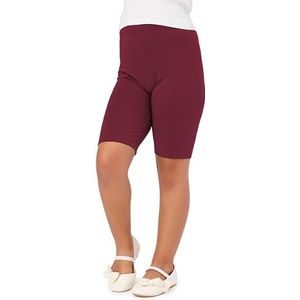 Merry Style Meisjes Korte Legging van Viscose MS10-132 (Bordeaux, 146 cm)