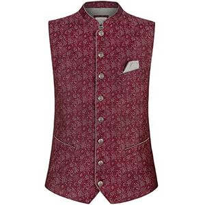 Stockerpoint Edward klederdrachtvest voor heren, bordeaux, 46