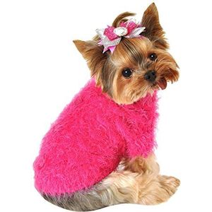 Hip Doggie Angora Blossom Sweater, XS