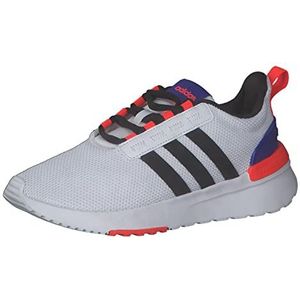 Adidas Racer Tr21 K Sneaker Sneaker voor jongens, Ftwr White Core zwart, lucide blauw, 33 EU
