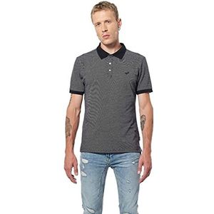 Kaporal Heren poloshirt Bruno-kleur marineblauw maat