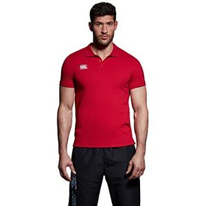 Canterbury Heren Waimak Polo T-Shirt, vlag rood, 4X-Large