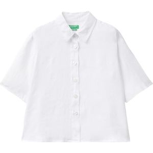 United Colors of Benetton hemd 5bml5qb75 dames, Optisch wit 101, XXS