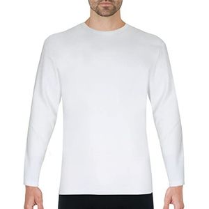 EMINENCE - T-shirt met ronde hals en lange mouwen puur katoen Premium - Maat : 3 - Kleur: Wit