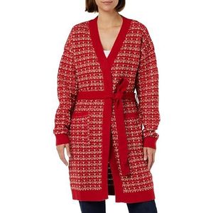 FENIA Dames Cardigan 11025234-FE02, rood, XS/S, rood, XS/S