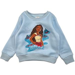 Disney Sweatshirt met capuchon Vaiana voor meisjes, Blauw, 5 Jaren