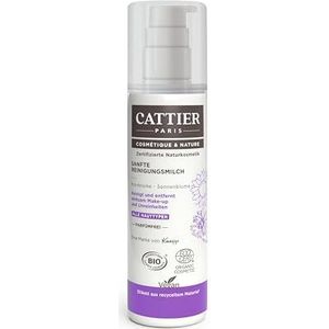 Cattier Zachte reinigingsmelk voor ogen en gezicht, alcoholvrij, gecertificeerde natuurlijke cosmetica, 200 ml
