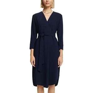 Esprit - Midi-jurk - Effen - Strikceintuur