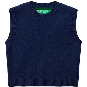 United Colors of Benetton dames vest trui, donkerblauw 73c, XL