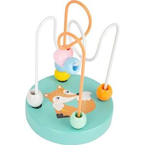Small foot - Pastel vos kralenspiraal - Houten speelgoed vanaf 1 jaar