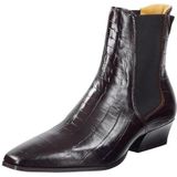 Gant - Bassotte - Leren Enkellaarsjes - Structuurmotief