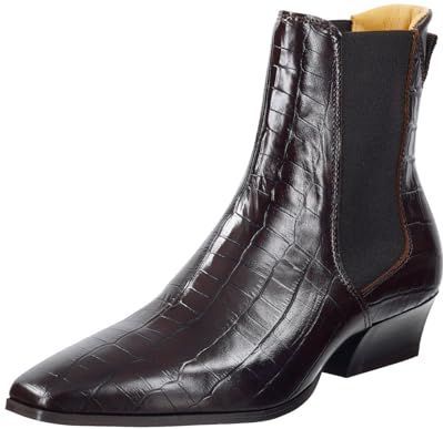 Gant - Bassotte - Leren Enkellaarsjes - Structuurmotief