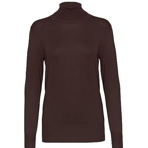 KAFFE Damesshirt met lange mouwen, slim fit, hip lengte, rib randen, Java, XS