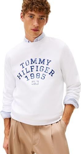 TOMMY HILFIGER Sweatshirt  blauw / wit