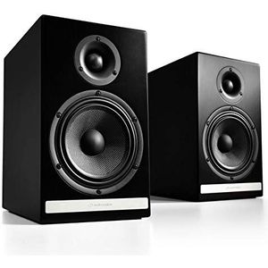 Audioengine HDP6 Passive Bookshelf Speakers - Stereo Speakers For Home Music Listening | 2-Way Powered Speakers (Black)