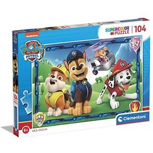 Clementoni - Puzzel 104 Stukjes Paw Patrol, Kinderpuzzels, 6-8 jaar, 27177