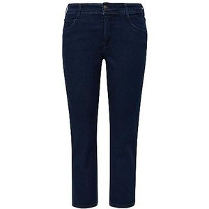 TRIANGLE Dames Jeans Slim Fit, blauw, 48