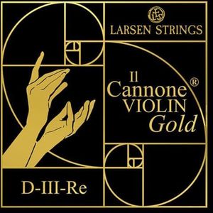 Larsen vioolsnaren Il CANNONE Goud D Solist Goud